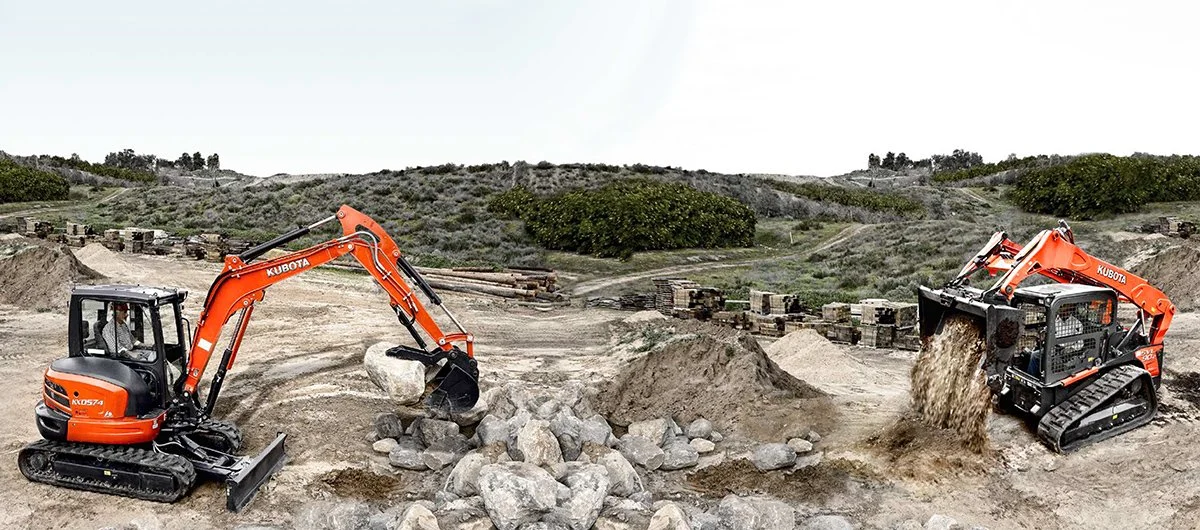 Kubota Mini Excavator and Skid Steer